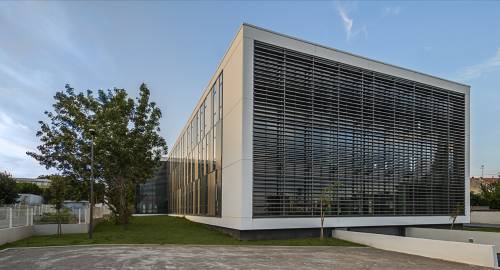 photo immeuble beton et verre - Collecter