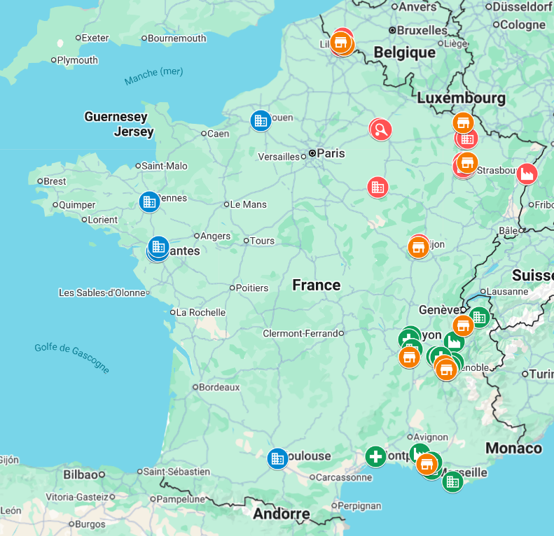 Carte de nos actifs 2025 